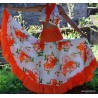 Robe sega papiyon pro blanc orange 36/42