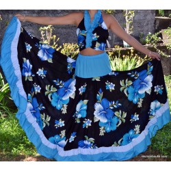 Robe sega papiyon pro noir turquoise 36/42