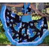 Robe sega papiyon pro noir turquoise 36/42