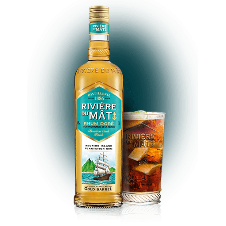 Rhum Rivière du mat Gold Barrel Bourbon Cask Finish 70 cl