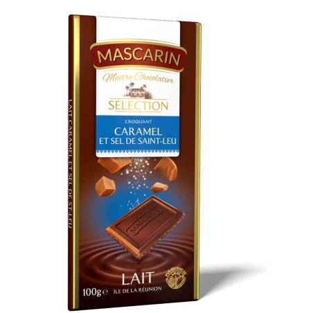 Chocolat Mascarin Croquant Lait Caramel Sel de St Leu