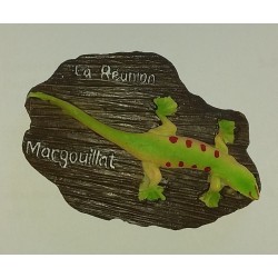 Magnet Réunion Gecko couleur